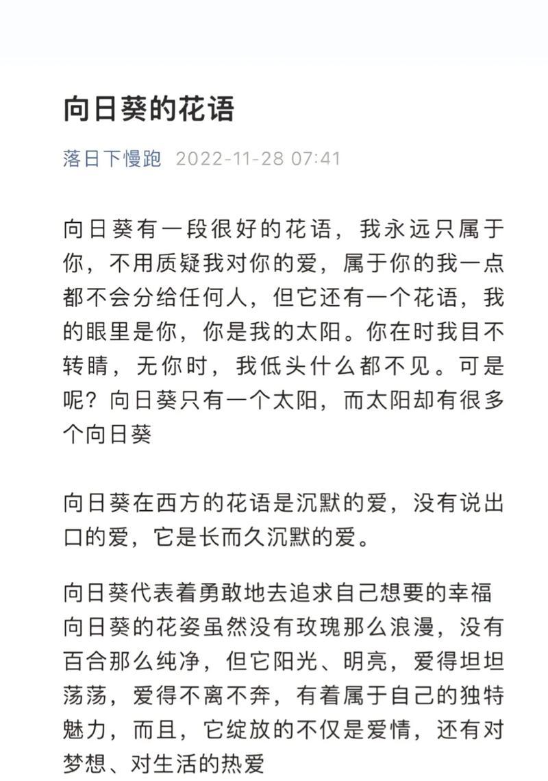 太阳花的花语如何表达？它代表了哪些情感？