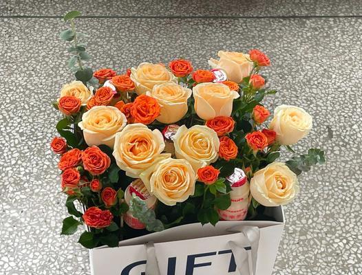 香槟橘色花束代表什么？