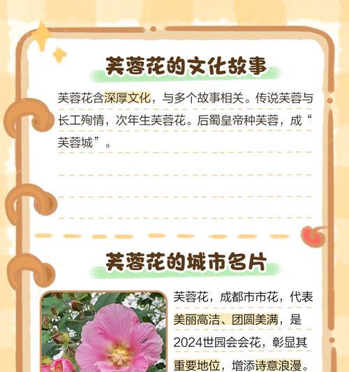 五朵金色芙蓉花象征着什么？
