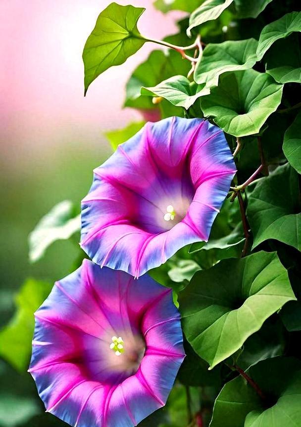 紫蓝色牵牛花有何寓意？牵牛花的象征意义是什么？
