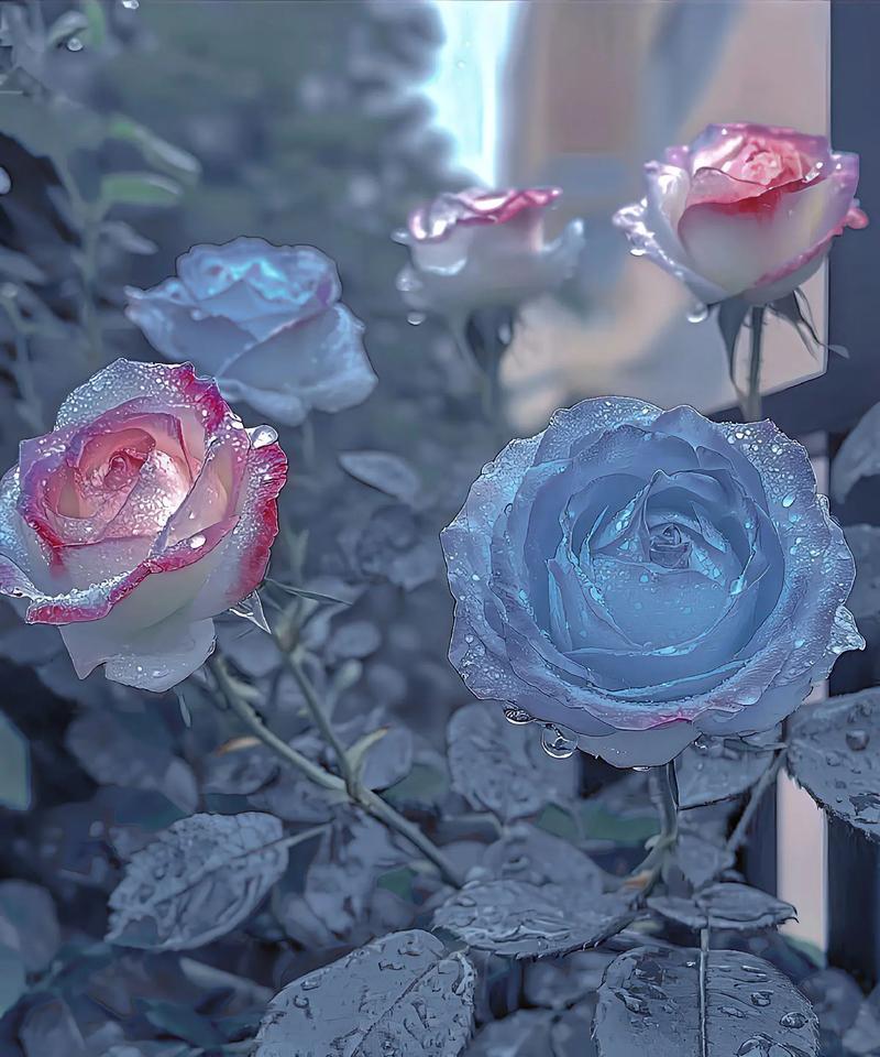 蓝色翠菊（凝望蓝色翠菊，品味希望的花香）